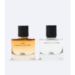 ZARA VIBRANT LEATHER EAU DE PARFUM 60ML / 2.03 oz (2.03 FL.OZ) + OUD VIBRANT LEATHER EAU DE PARFUM 60ML / 2.03 oz (2.03 FL.OZ).