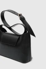 کیف دستی مشکی با روکش آنجلینا برند shule - تصویر 6