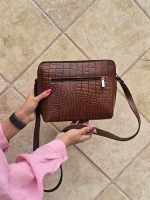 کیف چرم طبیعی زنانه جلو دوخت فندوقی سنگی - تصویر 4