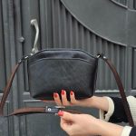 کیف چرم زنانه مشکی کوچک | چرم گاوی اصل + طراحی ساده و شیک