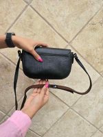کیف چرم دو جیب مشکی تمام سنگی - تصویر 3