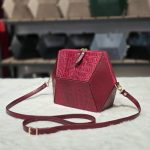 کیف چرم زنانه زرشکی آلبالویی