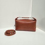 کیف چرم عسلی نارنجی فلوتر