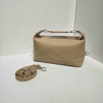 کیف چرم زنانه کرمی فلوتر