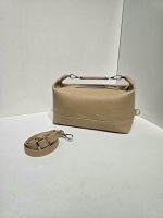 کیف چرم زنانه کرمی فلوتر