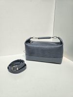 کیف چرم زنانه طوسی فلوتر