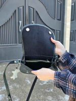 کیف چرم زنانه | سبز کله غازی | چرم اصل گاوی - تصویر 5