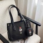کیف مدل زنانه دوتکه ترکیبی رنگ مشکی 2