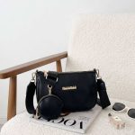 کیف کوچک طرح برند MIU MIU رنگ مشکی