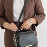 کیف دوشی زه دار رنگ مشکی