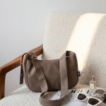 کیف دوشی بند پرچی رنگ نسکافه ای