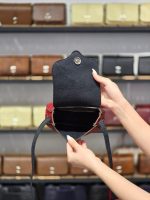 کیف چرم زنانه قرمز سنگی | چرم اصل گاوی - تصویر 3