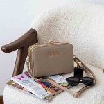 کیف دوشی رنگ نسکافه ای